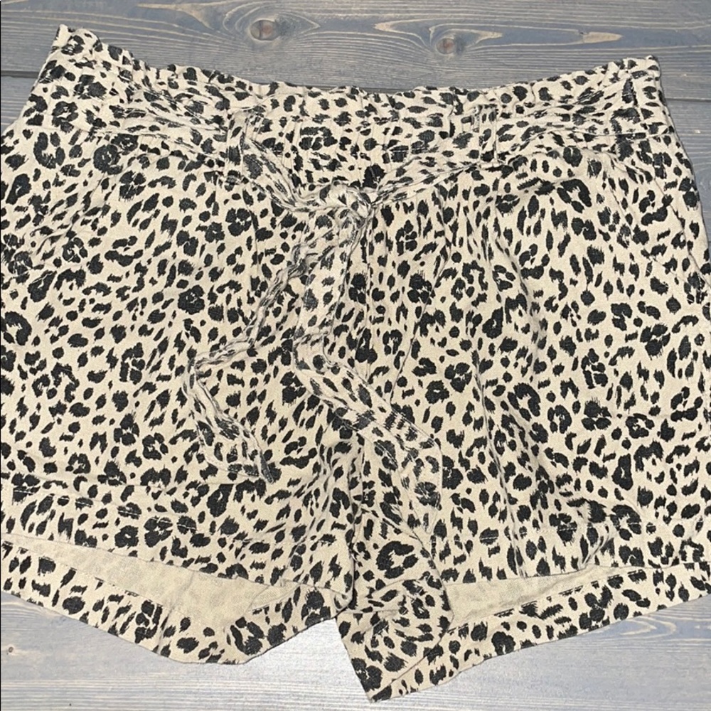 Animal Print Shorts